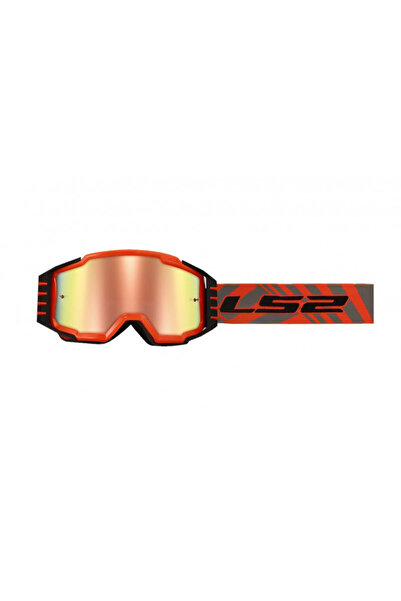 LS2 Ochelari cross/enduro/atv LS2, lentila oglinda, culoare portocaliu