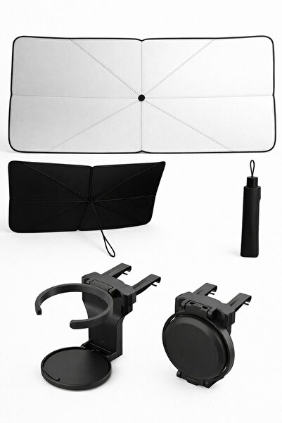 Busstier Σετ οργάνωσης εσωτερικού αυτοκινήτου με αντηλιακό σκίαστρο, ομπρέλα ...