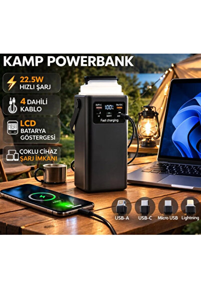Forestia ACL 50.000 mAh Ultra Yüksek Kapasiteli Hızlı Şarj Powerbank - Taşına...