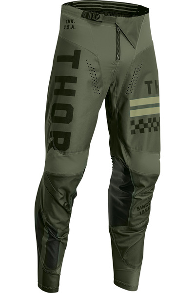 THOR Pantaloni atv/cross copii Pulse Combat, culoare army, marime 26