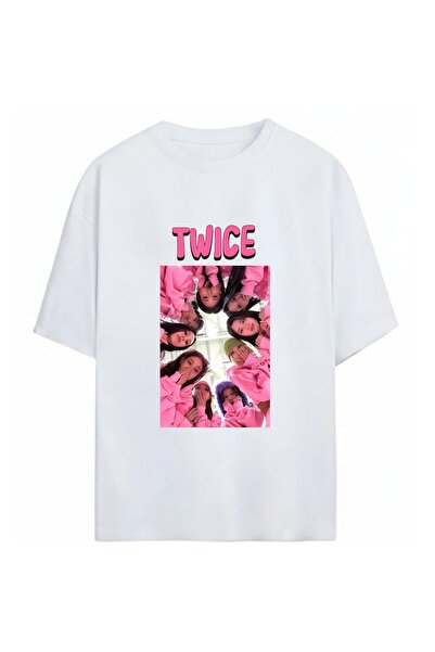 SVART WEAR تي شيرت Twice K-Pop للجنسين مقاس كبير 100% قطن