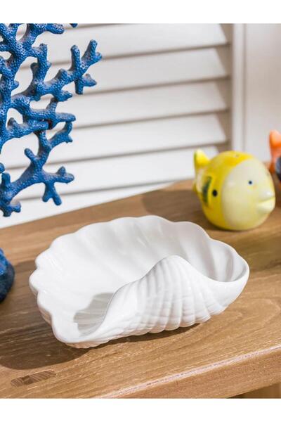 LC Waikiki Porcelain Bowl with Sea Shell Figure 15 cm (S6)