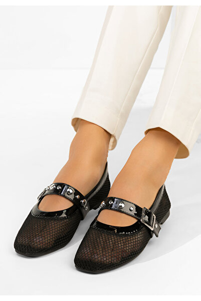 B T Shoes Γυναικεία μπαλαρίνεσ Myara μαύρα