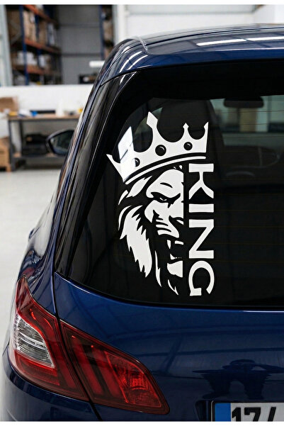 beytuning 3D Sticker Aslan King Sticker Etiket Çıkartma Pc Laptop Araba Oto M...