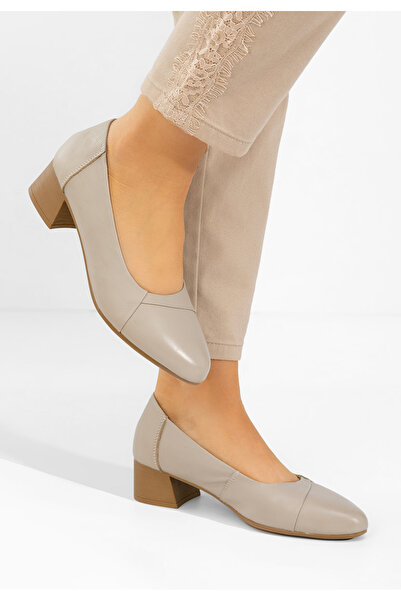 B T Shoes Δερμάτινα παπούτσια Giulieta μπεζ