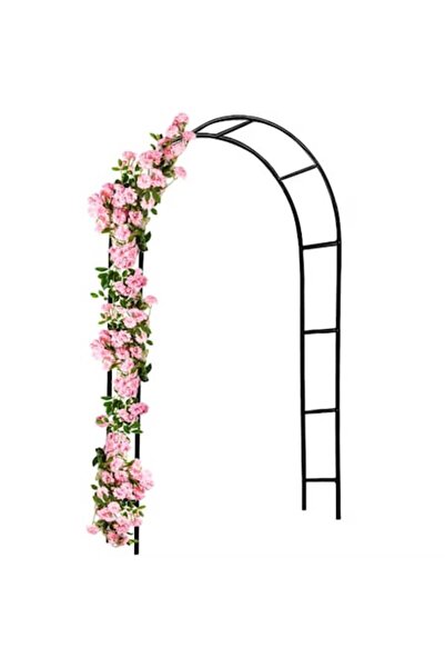 Gardebruk Arcadă metalică de grădină pentru flori cățărătoare, 240x140x37cm
