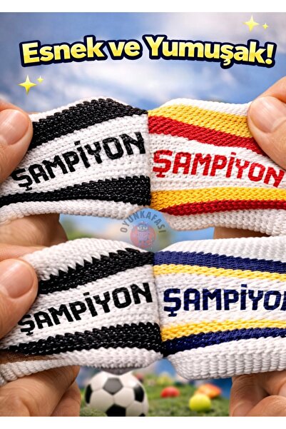 OYUNKAFASI Şampiyon Bileklik Çocuk Elastik Spor Bilek Bandı Renkli