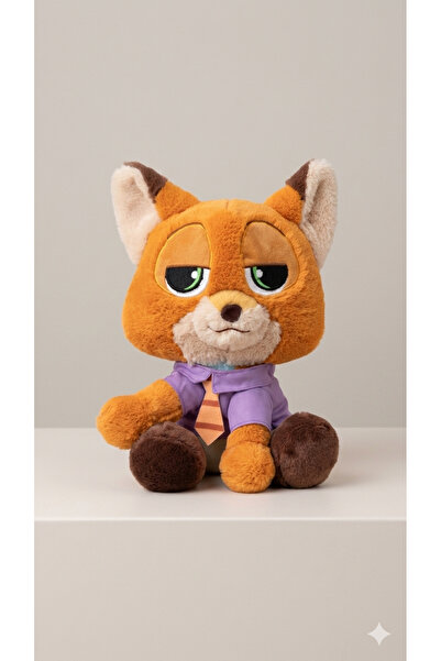 C&On Design Zootopia Nick Wilde Karizmatik Tilki Pelüş Oyuncak - 30 cm Uyku A...