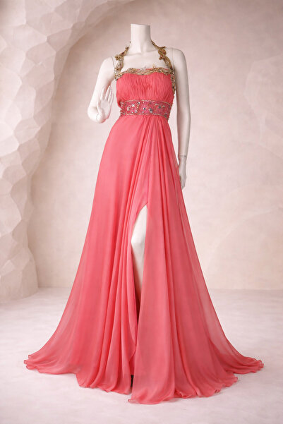 Asiana Leyal Dress Elegant Evening Dress Soft Chiffon Dress