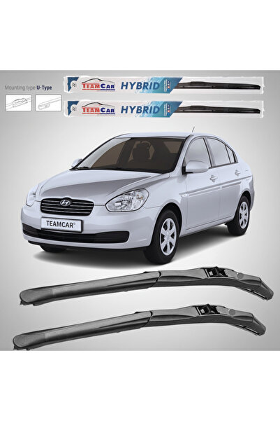 TEAMCAR Hyundai Accent (2003–2006) Hybrid Wipers | Front Set – TeamCar®