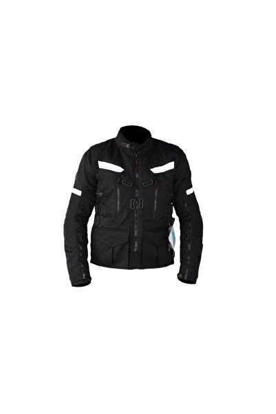 ROY PGS REVITI long textile motorcycle jacket, spine, elbow and shoulder prot...