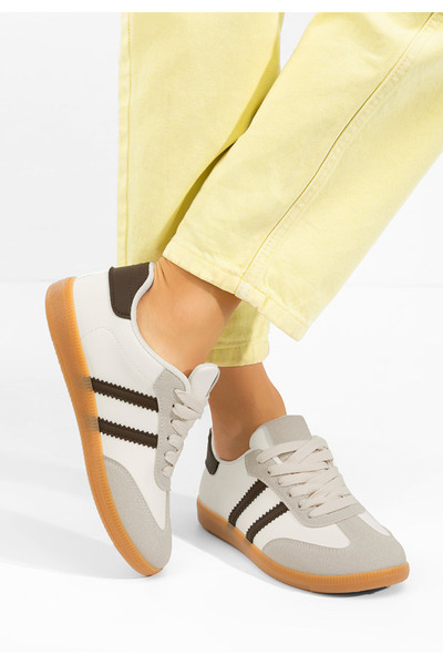 B T Shoes Adidași de damă Irenya albi