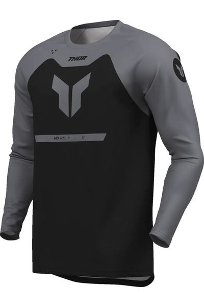 THOR Ridemode Menace ATV/Cross T-shirt, black/gray, size XL