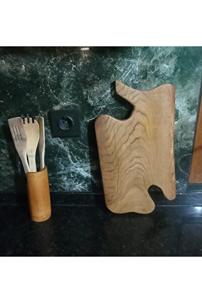 KESTANE AĞACINDAN KESME TAHTASI 42X23 CM