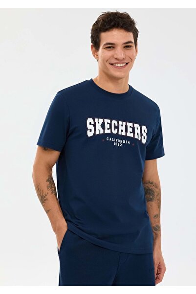 SKECHERS S2610122 M Obična majica kratkih rukava Muška majica TAMNOMOŽDA