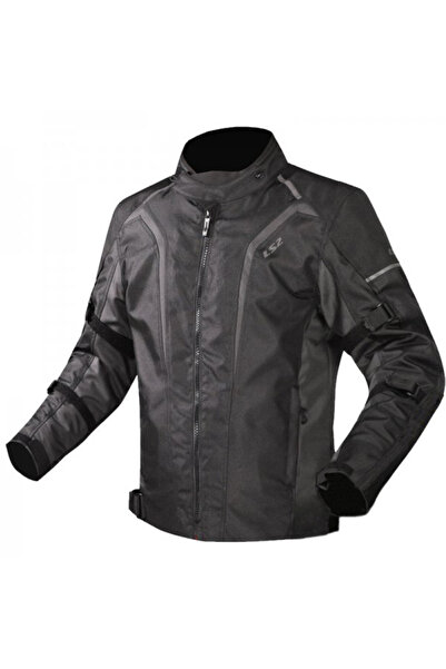 LS2 Sepang Man motorcycle jacket, black/grey, size 4XL