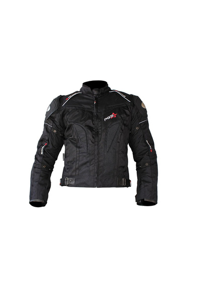 ROY Geaca moto textila scurta PGS 12-13-2750, protectii coloana, coate si ume...