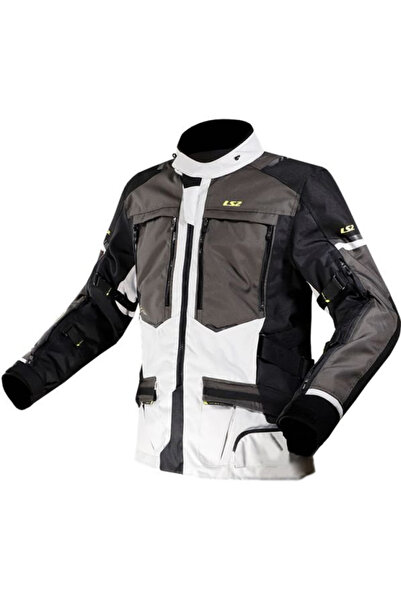 LS2 Men's motorcycle jacket NORWAY, black/gray, size L