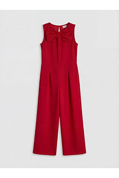 LC Waikiki Παιδική φόρμα για κορίτσια LCW με λεπτομέρεια φιόγκου στο λαιμό