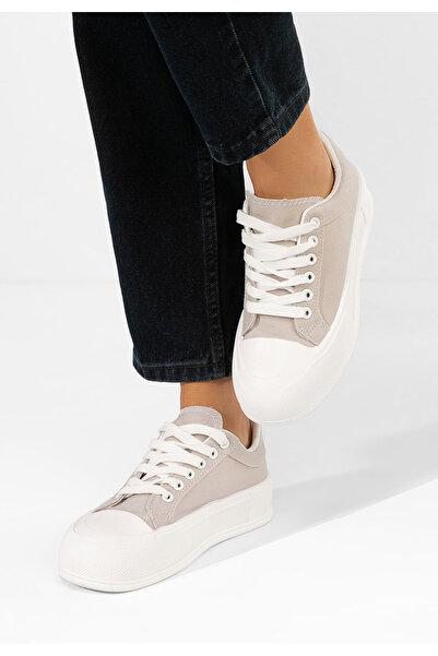 B T Shoes Γυναικεία πανινα πλατφόρμες Antonea χακι