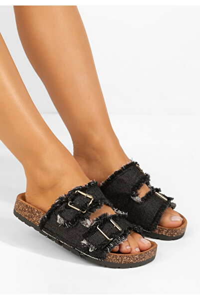 B T Shoes Γυναικεία σανδάλια Ομιέλα μαύρα