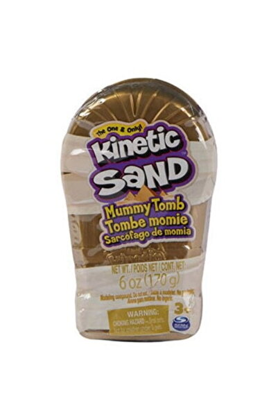 Spin Master Games Nisip Kinetic Sand, Spin Master - Sarcofagul mumiei, 170 g