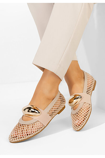 B T Shoes Γυναικεία μπαλαρίνεσ Fabiama μπεζ