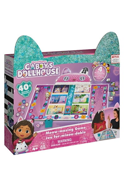 Spin Master Games Joc Gabbys Dollhouse - Miau-mazing Game