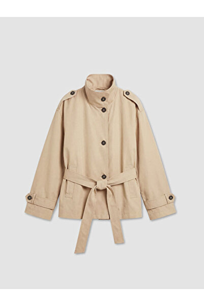 LC Waikiki Ravishing Roba Collar Belted Women's Trench Coat from Uzg Store fo...