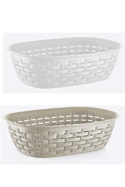 Generics Plastic Bread Basket Set of 2