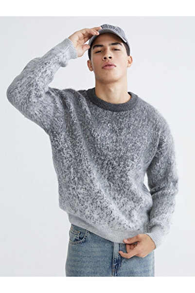 LC Waikiki Rmz Gi̇yi̇m Farkiyla Zero Roba Collar Men's Knitwear Sweater