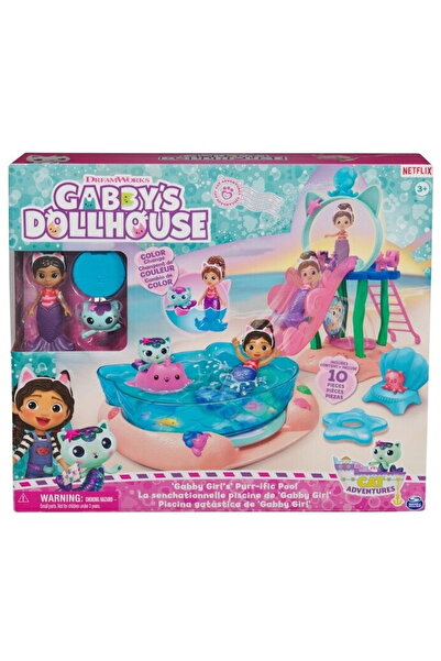 Spin Master Games Set de joaca Gabby's Dollouse - La piscina cu Gabby