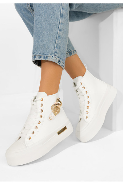 B T Shoes Γυναικεία sneakers αστραγάλο Irlanda λευκά