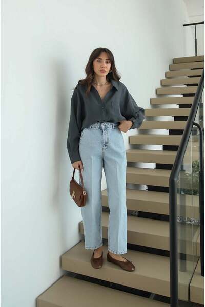 Havoş Ice Blue Skater Lycra Jean