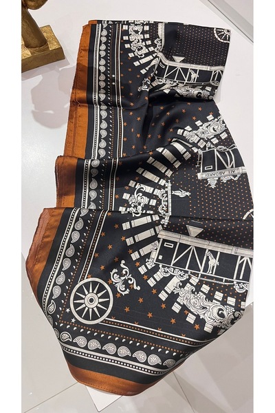 EB SCARF Italian Silk Shawl |   Natural Bright and Stylish Appearance