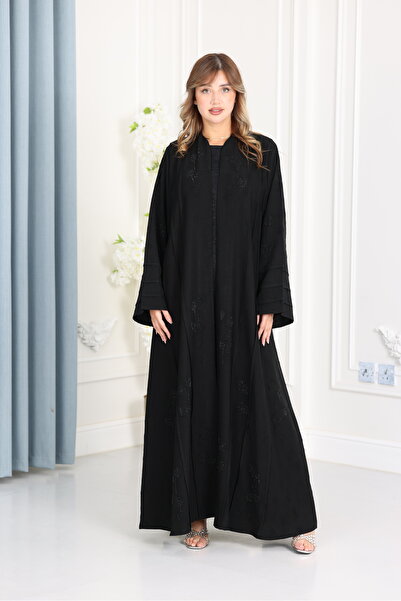 Nasnasa Abayat Embellished Abaya with Crystal Embellishments