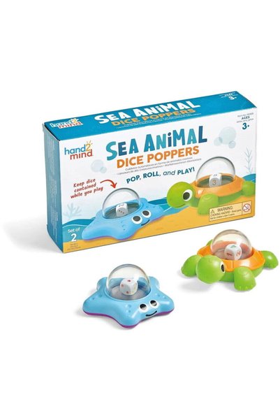 Hand2Mind Butoane cu zaruri - Animalute marine