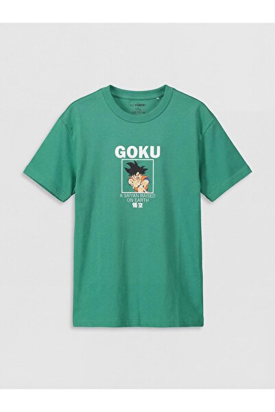 LC Waikiki RMZ GİYİM FARKIYLA Μπλουζάκι για αγόρια με στάμπα Dragon Ball με γ...