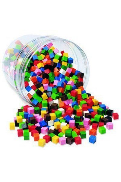 Learning Resources Πολύχρωμοι κύβοι (1cm)