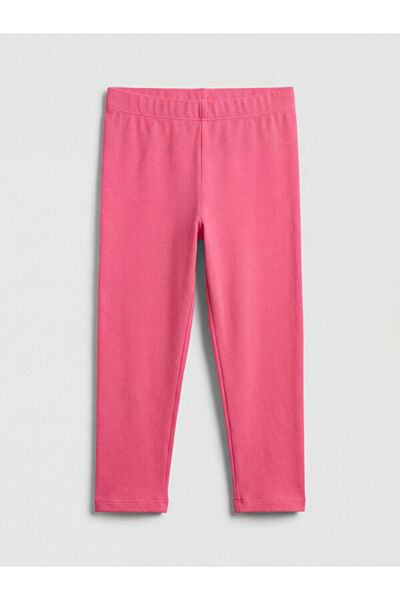 LC Waikiki Rmz Gi̇yi̇m Farkiyla Girls' Leggings with Waist Cord