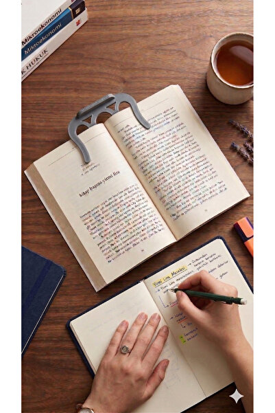 TAM Kitap Sayfa Sabitleme Aparatı – Kitap Tutucu | Pratik Kitap Sayfa Sabitle...