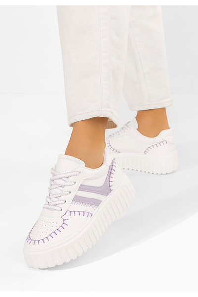 B T Shoes Αθλητικά παπούτσια με πλατφόρμα Brandie V3 λευκά