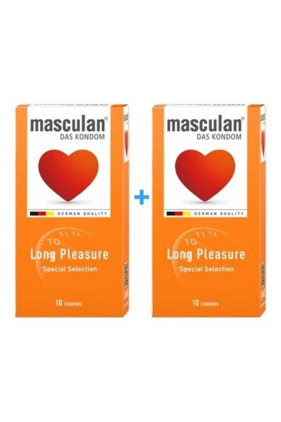 Masculan Pack Of 2 Long Pleasure Condom