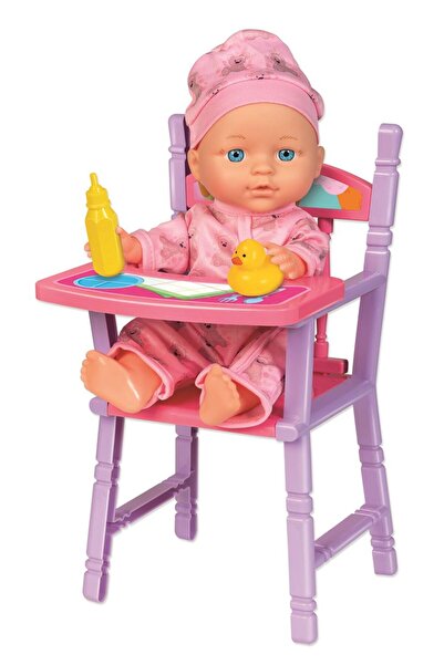 RS Toys Κούκλα μωρό με τραπέζι, καρέκλα και αξεσουάρ, 30 εκ.