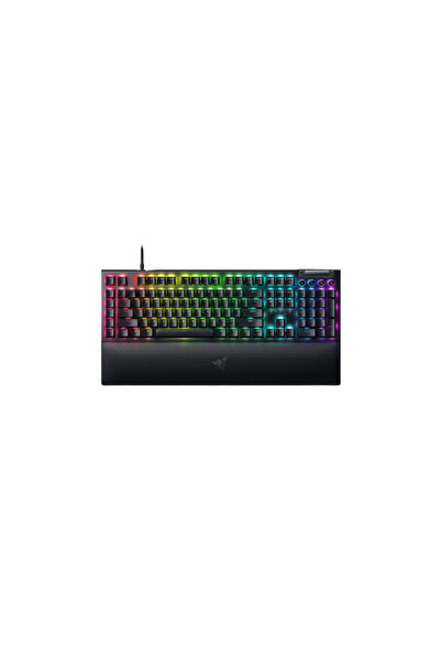 RAZER Tastatură mecanică de gaming BlackWidow V4, switch-uri galbene, layout ...
