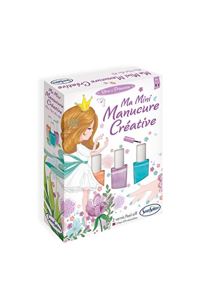 Sentosphere Creative Kit - Mini Peel-Off Manicure Set For Kids, With Stickers -