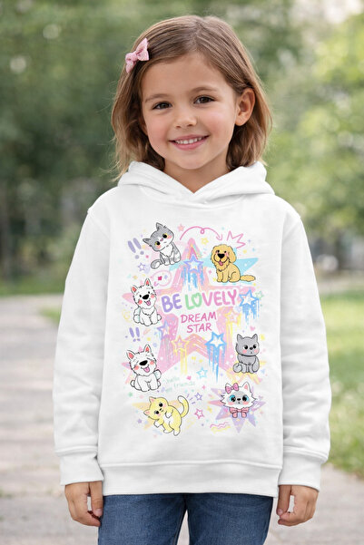 Tiny and Co 100% Cotton Dream Star Design Children's Hooded Sweatshirt