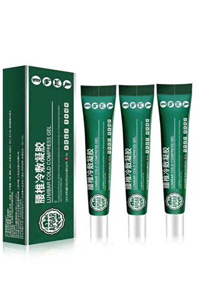 APGAR 3-Pack 20g Natural Herbal Lumbar Cold Gel | Fast-Cooling Relief for Cer...