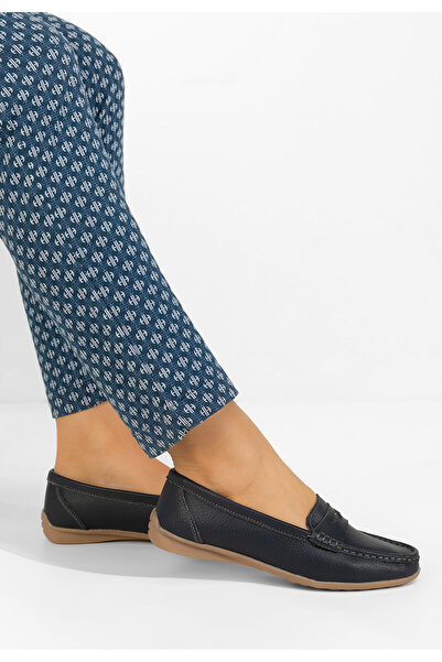 B T Shoes Μοκασίνια γυναικεια δερματινα Cheria Νειβι