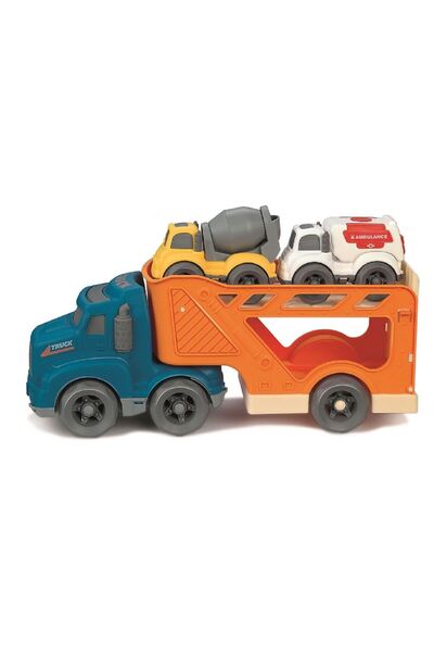 RS Toys Rs Toys Φορτηγό Μεταφοράς Αυτοκινήτων, Με 2 Αυτοκίνητα Περιλαμβάνονται